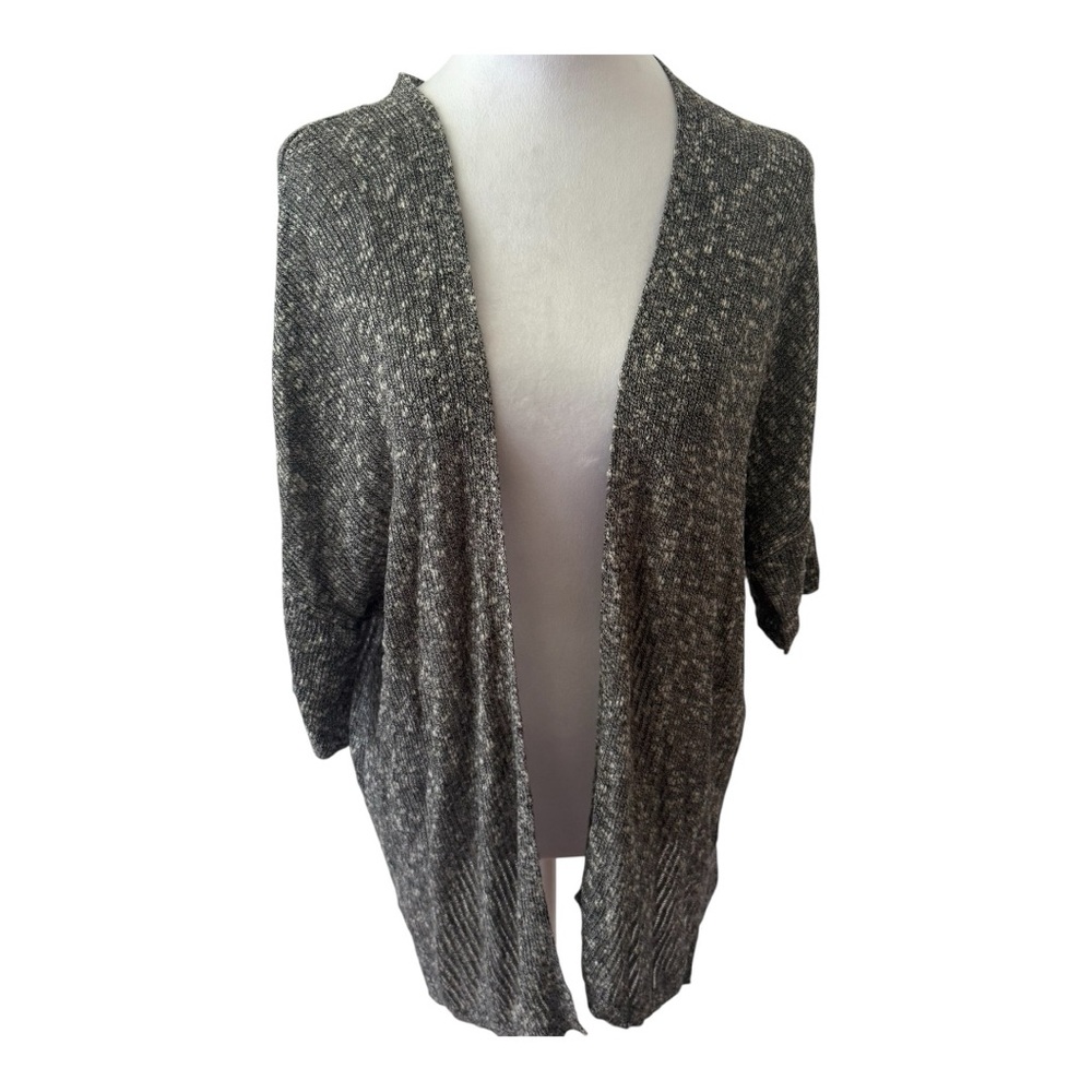 Old Navy Gray Open-Front Knit Cardigan